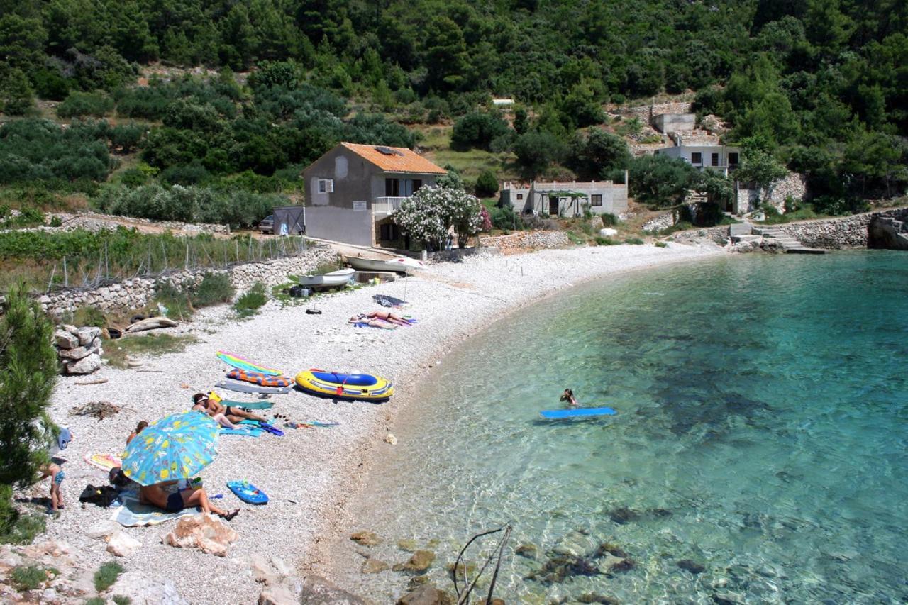 Secluded Fisherman'S Cottage Cove Skozanje, Hvar - 4009 Gdinj المظهر الخارجي الصورة