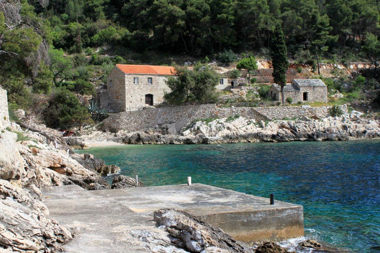 Secluded Fisherman'S Cottage Cove Skozanje, Hvar - 4009 Gdinj المظهر الخارجي الصورة