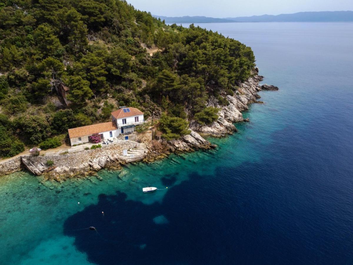Secluded Fisherman'S Cottage Cove Skozanje, Hvar - 4009 Gdinj المظهر الخارجي الصورة