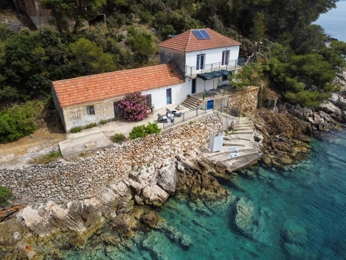 Secluded Fisherman'S Cottage Cove Skozanje, Hvar - 4009 Gdinj المظهر الخارجي الصورة