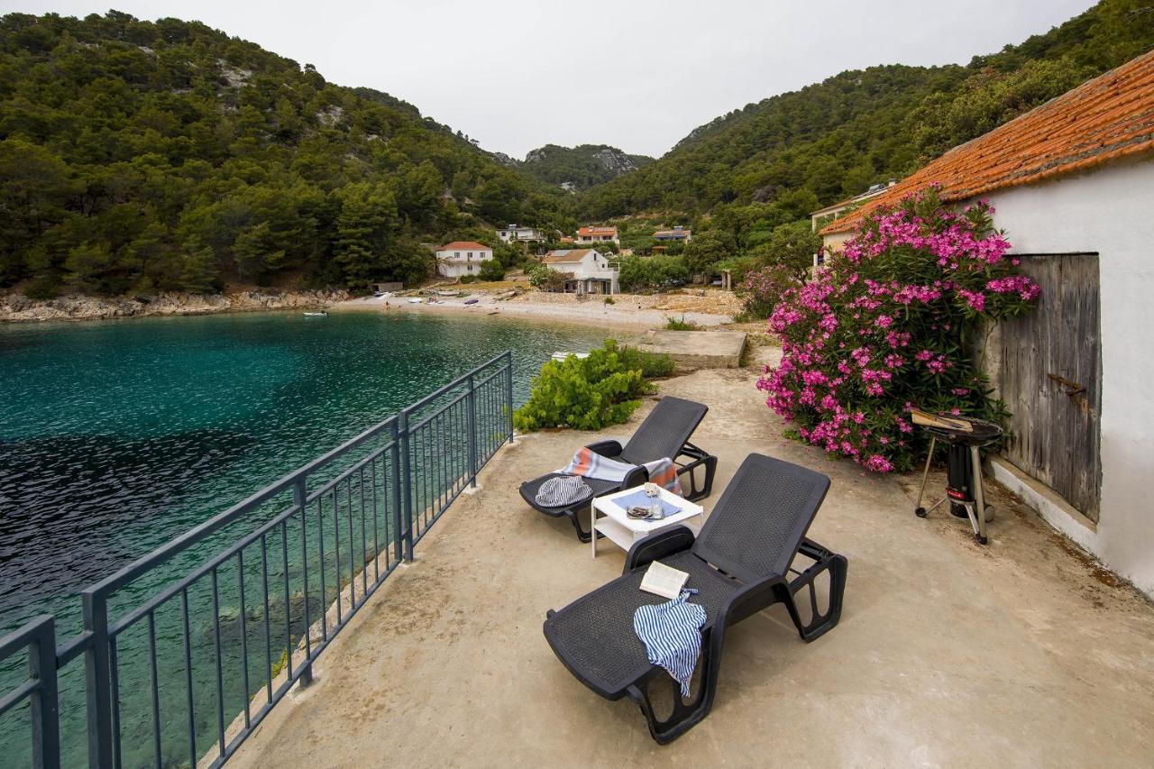 Secluded Fisherman'S Cottage Cove Skozanje, Hvar - 4009 Gdinj المظهر الخارجي الصورة